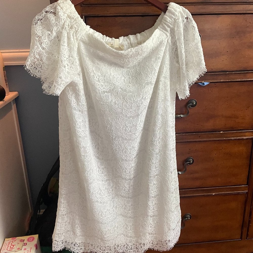 NEVER WORN white lace dress